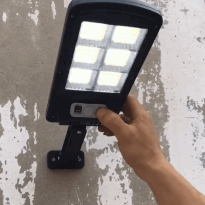 Lámpara Solar con Sensor de Movimiento