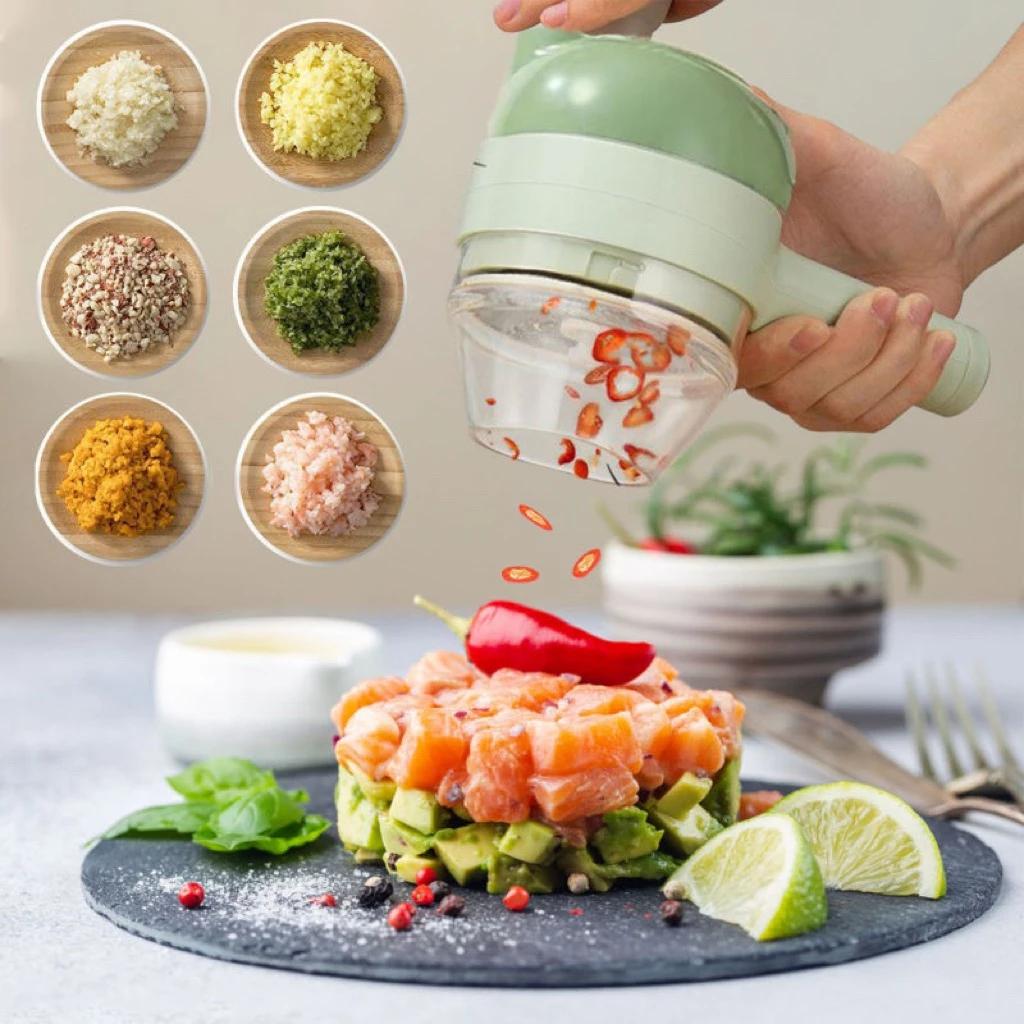 CORTADOR DE VERDURAS ELÉCTRICO (5 EN 1)