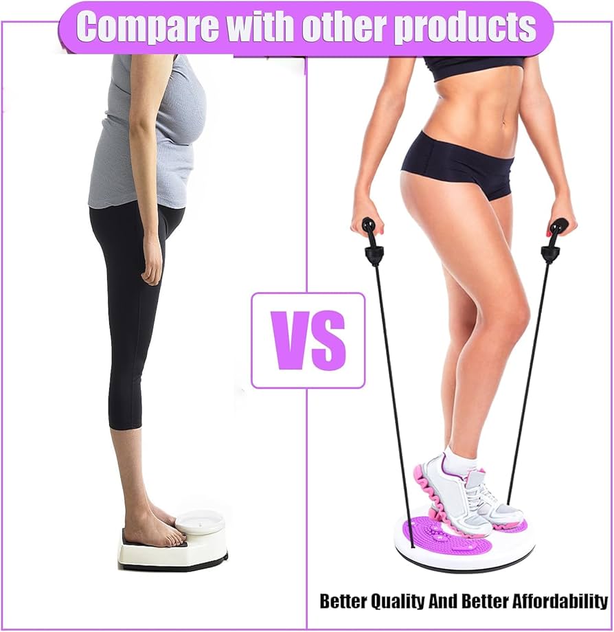 DISCO GIRATORIO PARA CINTURA CON BANDAS