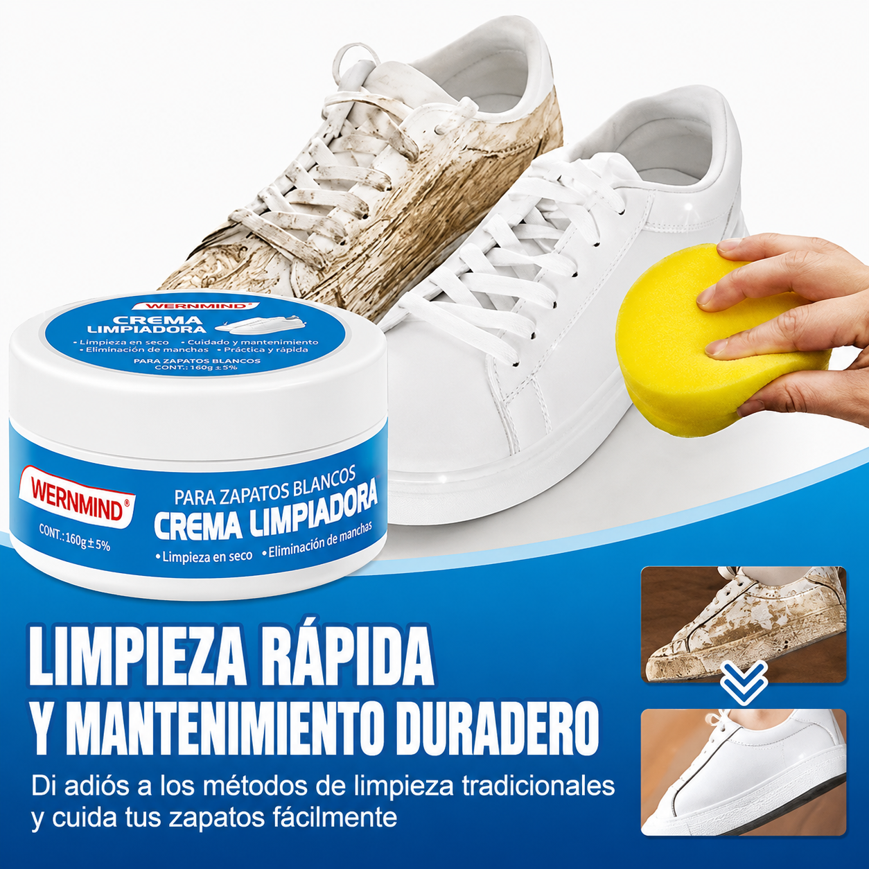 CREMA PARA LIMPIAR ZAPATOS CLEAN CREAM