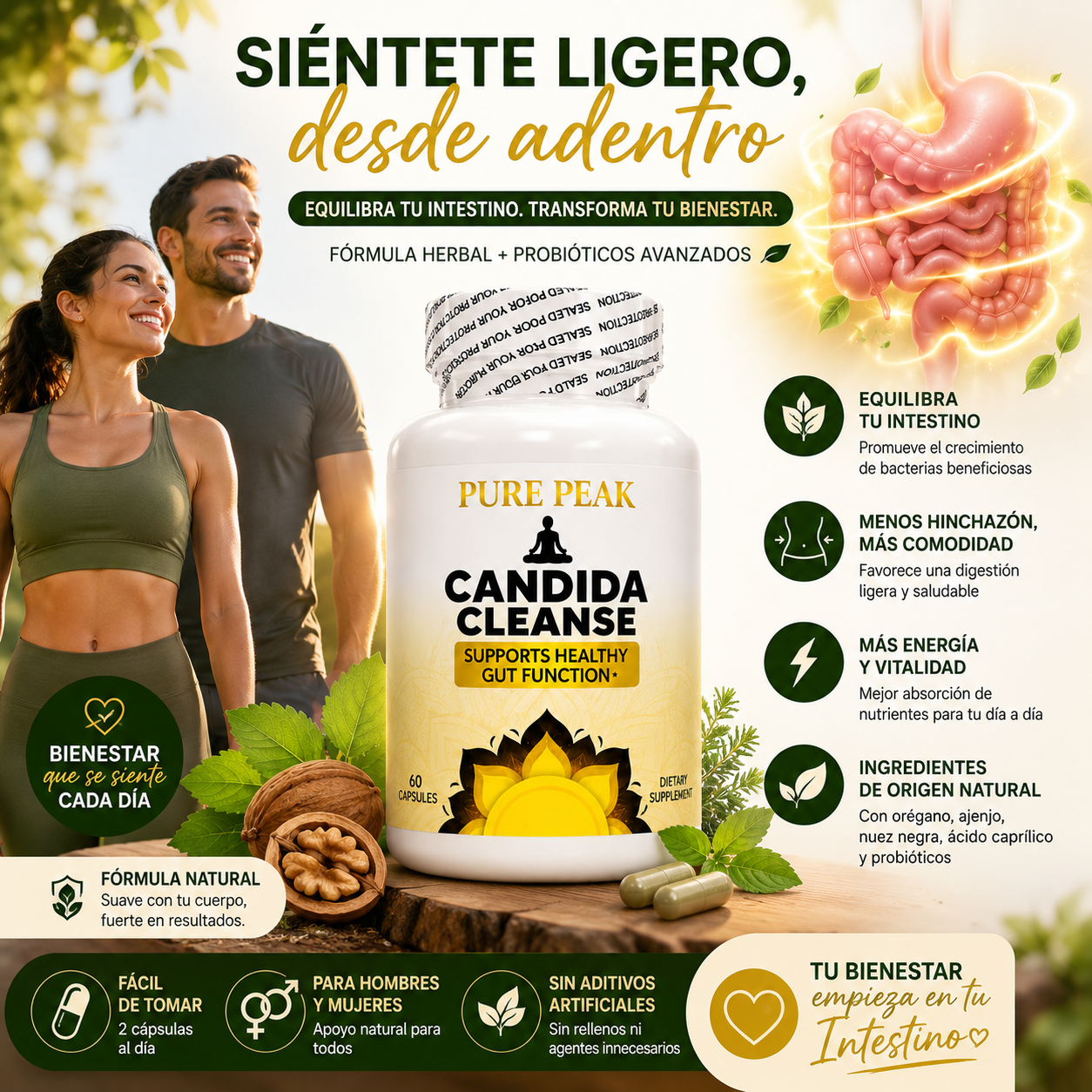 Candida Cleanse (60 capsulas/unidad)