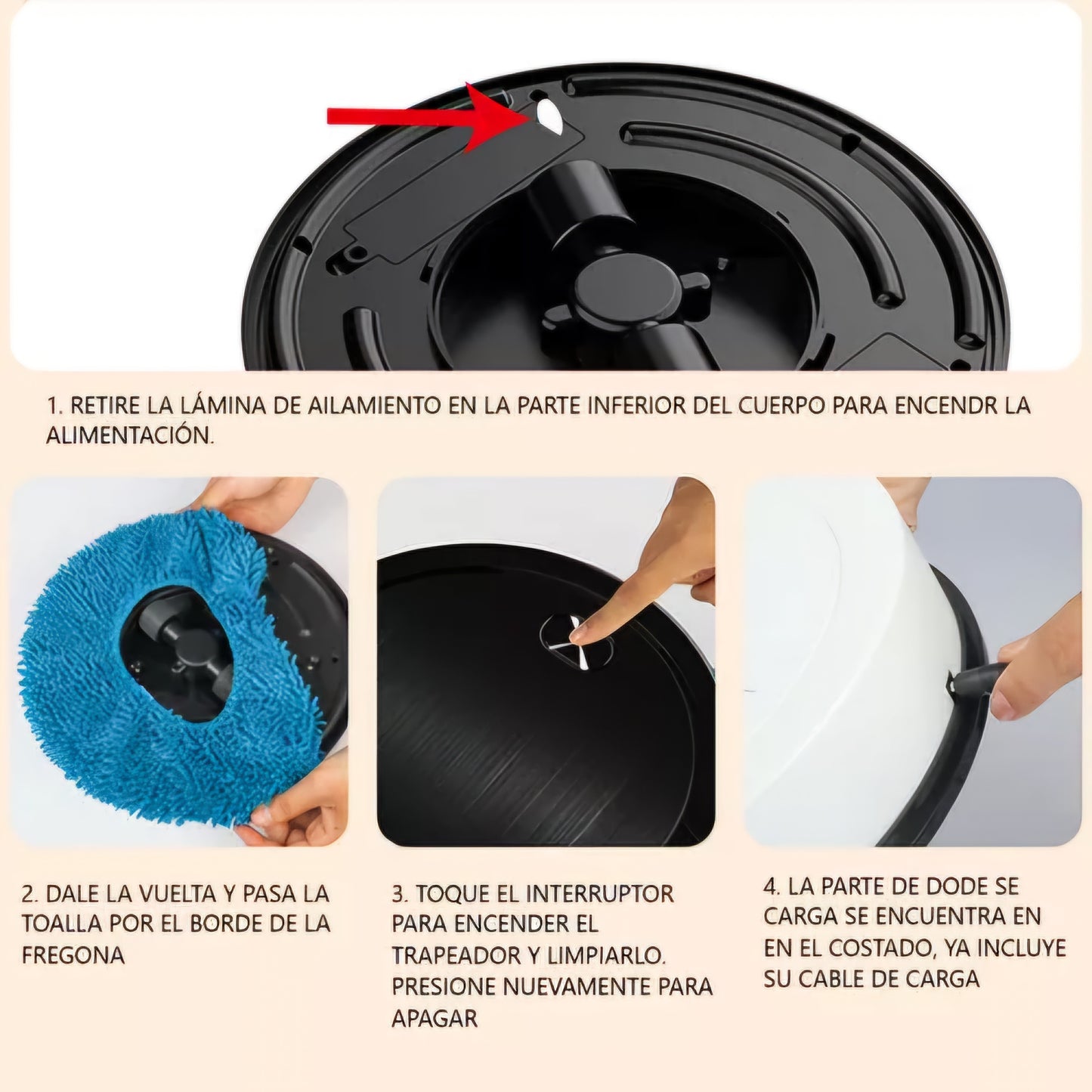 ROBOT ASPIRADORA INTELIGENTE CON TRAPEADOR