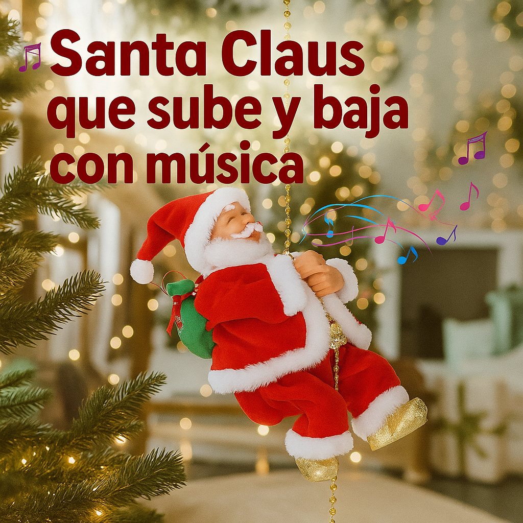 Santa Claus Sube Y Baja con música