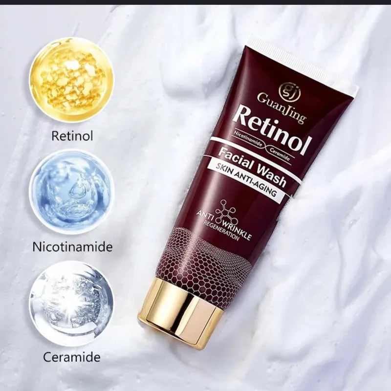 Gel limpiador facial con retinol y nicotinamida