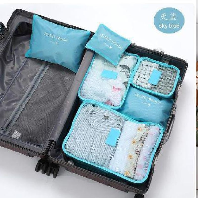 SET BOLSAS DE VIAJE (6 en 1)