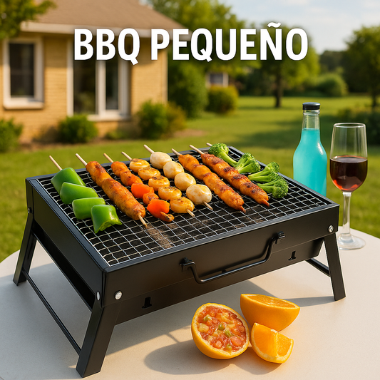 BBQ Portátil a carbon