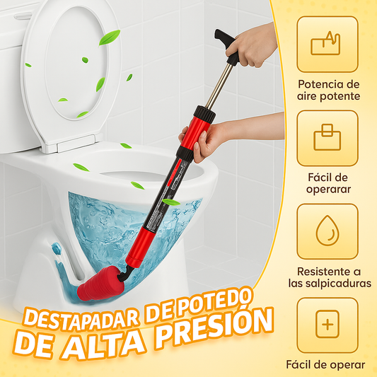 Desatascador de inodoro o tuberías de alta presión