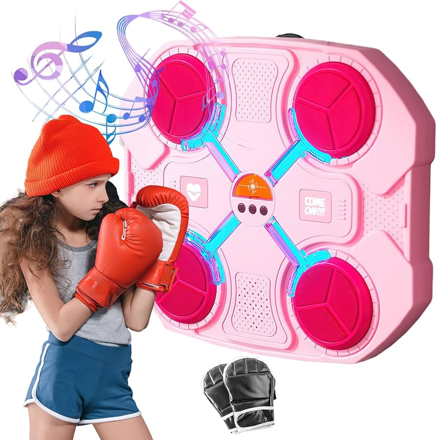 MAQUINA DE BOXEO MUSICAL PARA NIÑOS