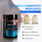 Mascarilla capilar profesional con queratina en crema, con aroma floral