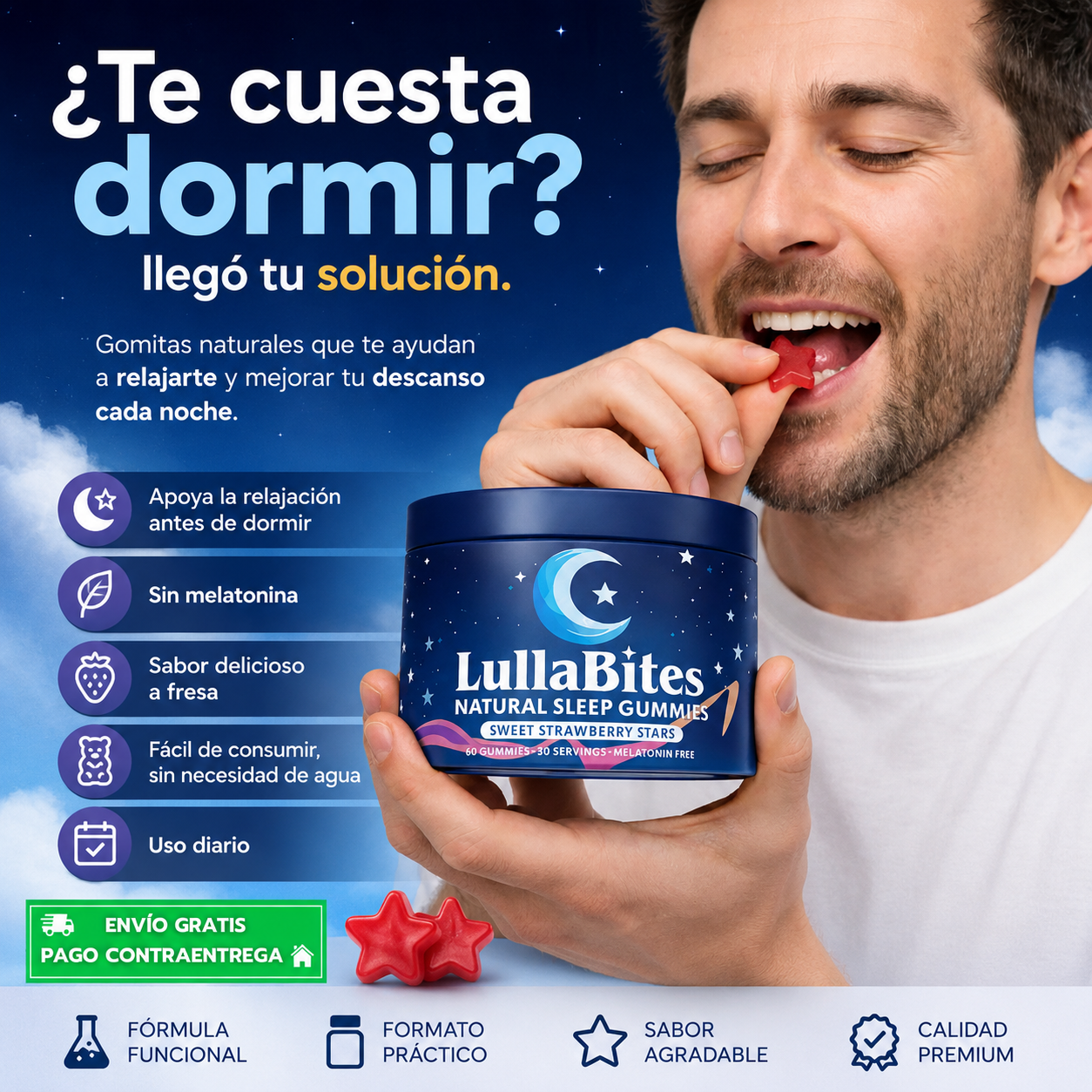 Lullabites Gomitas Naturales para Dormir