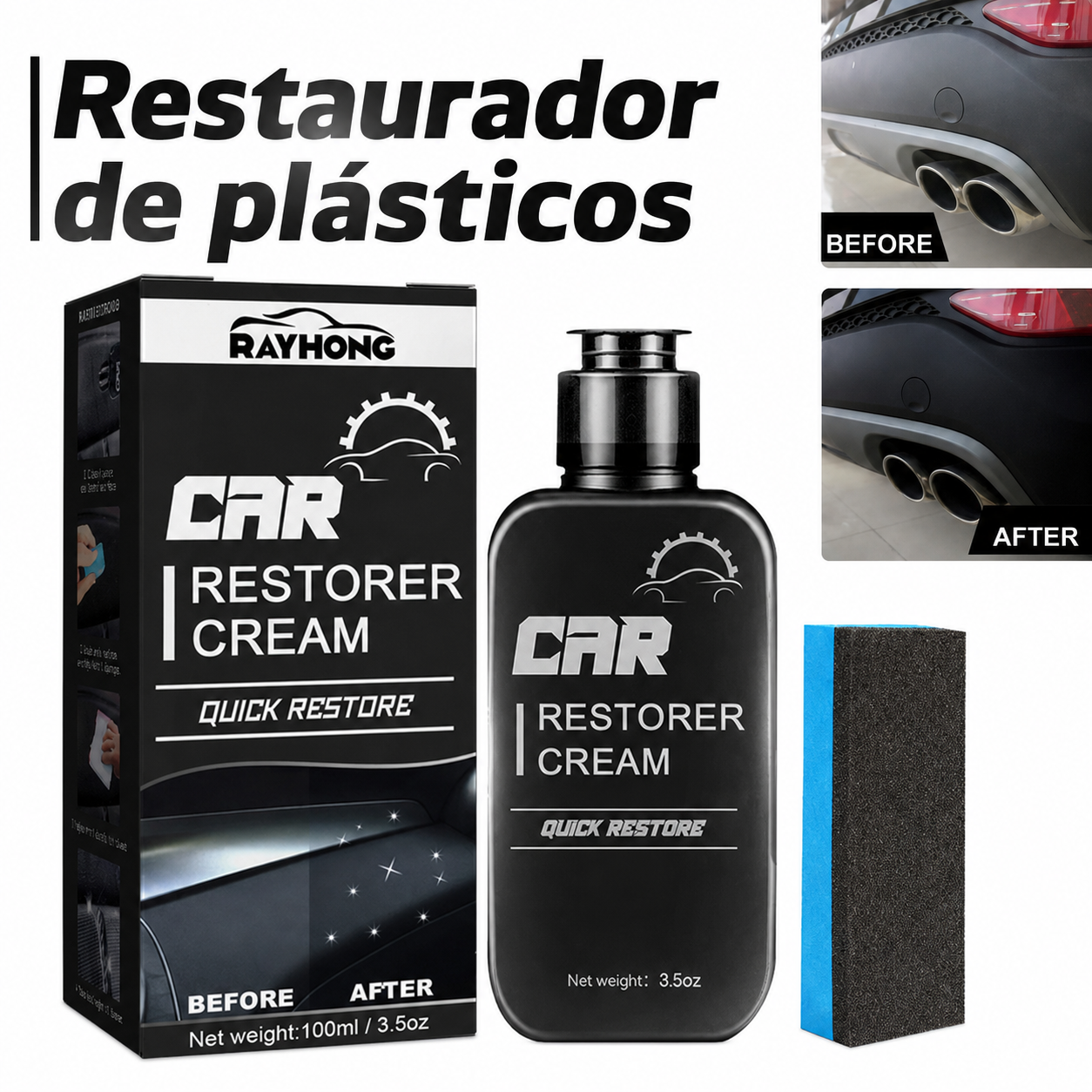 CREMA RESTAURADORA DE PLÁSTICOS