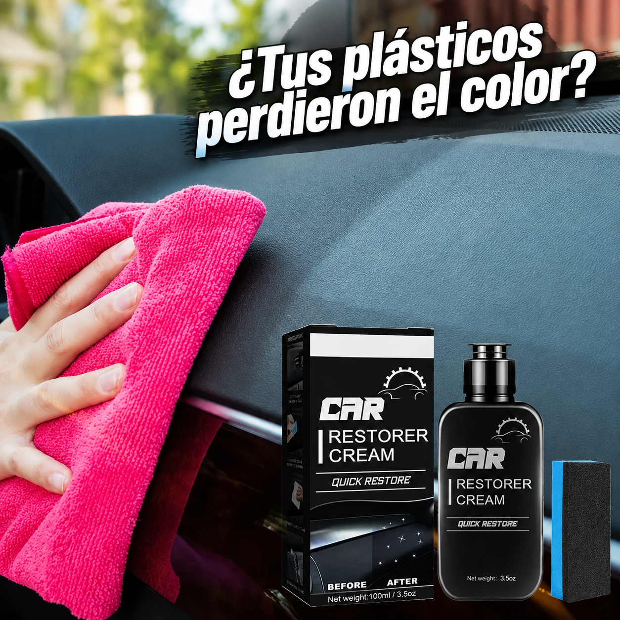 CREMA RESTAURADORA DE PLÁSTICOS