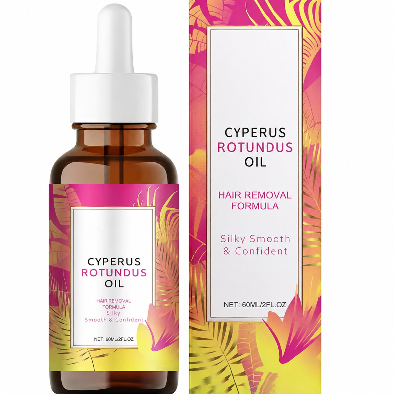 CYPERUS - Aceite Natural Inhibidor del Crecimiento del Vello