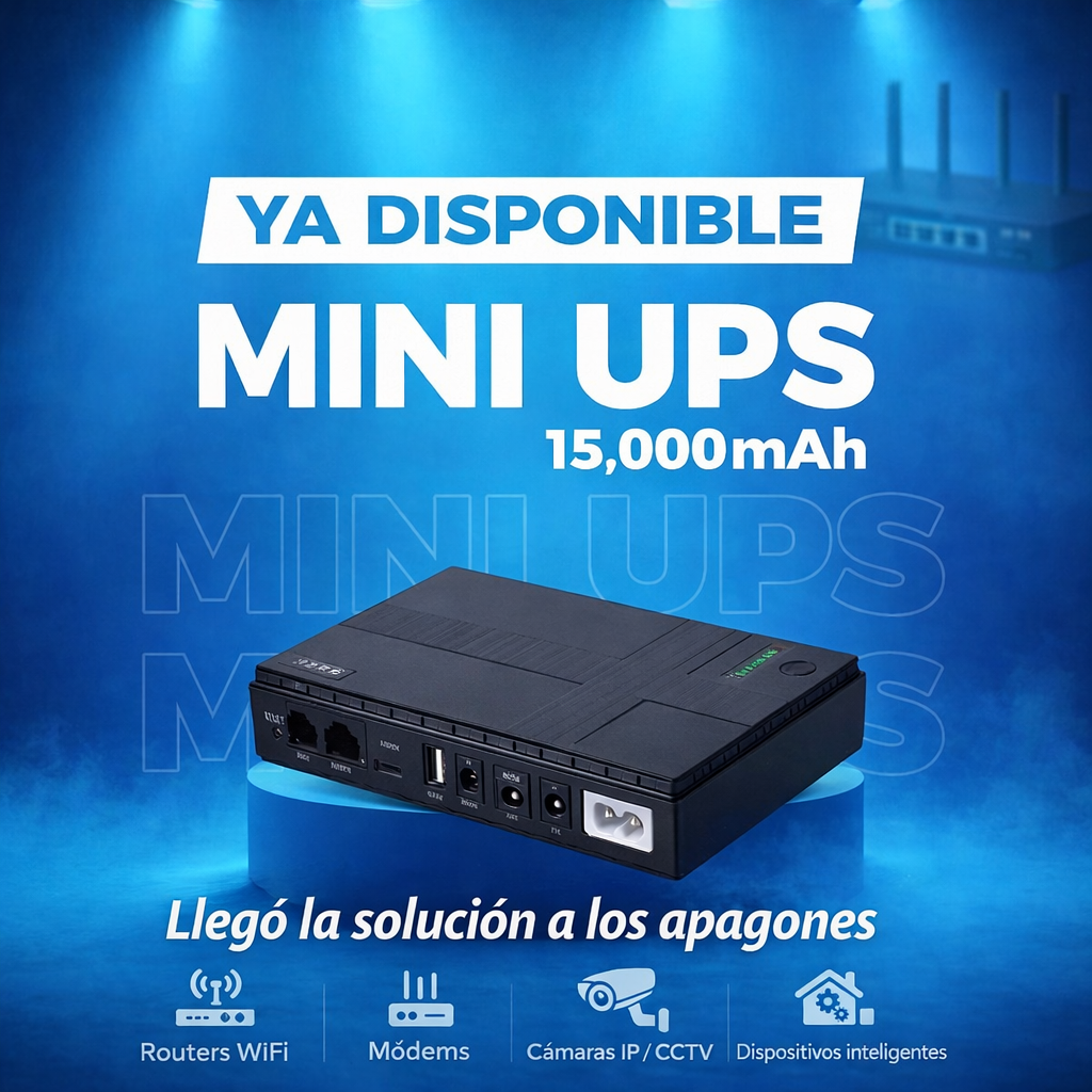Mini UPS 15000 mAh