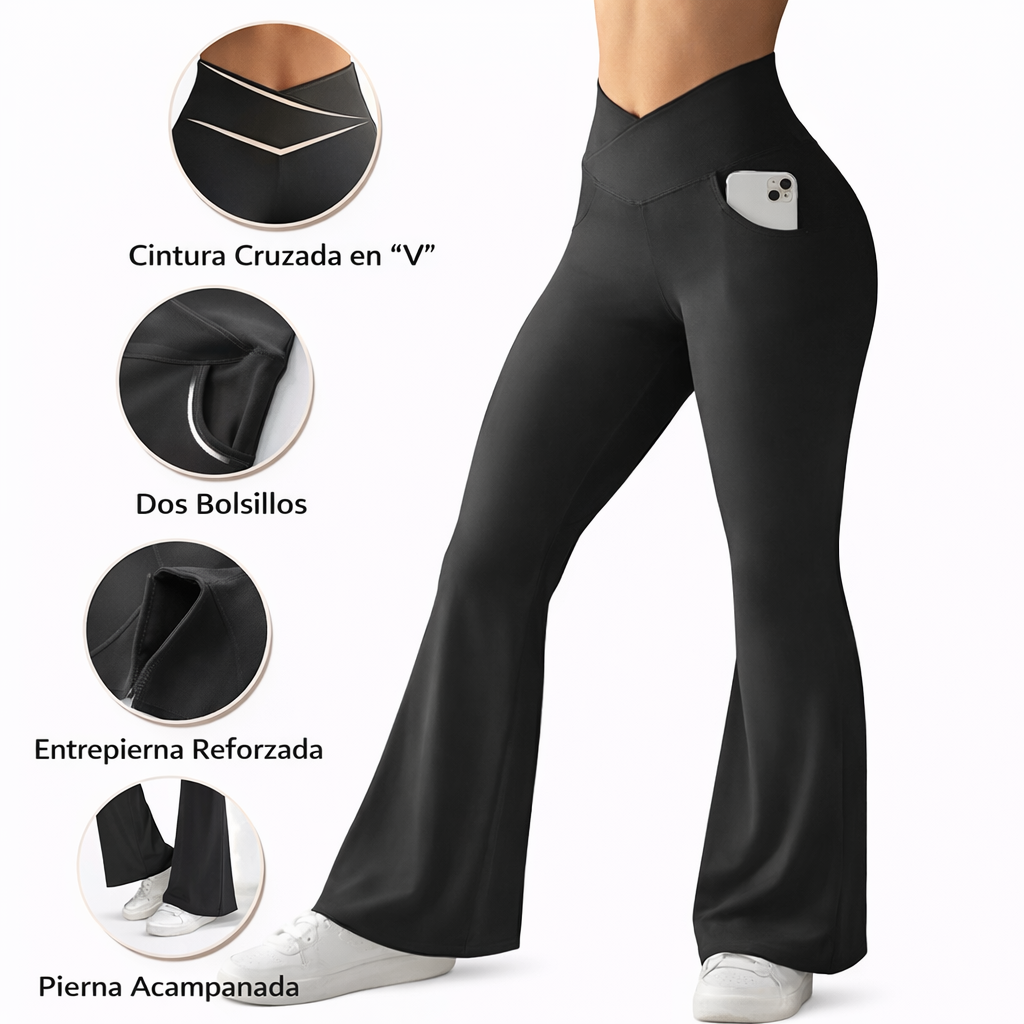 Leggins Acampanado (Cintura V Alta)