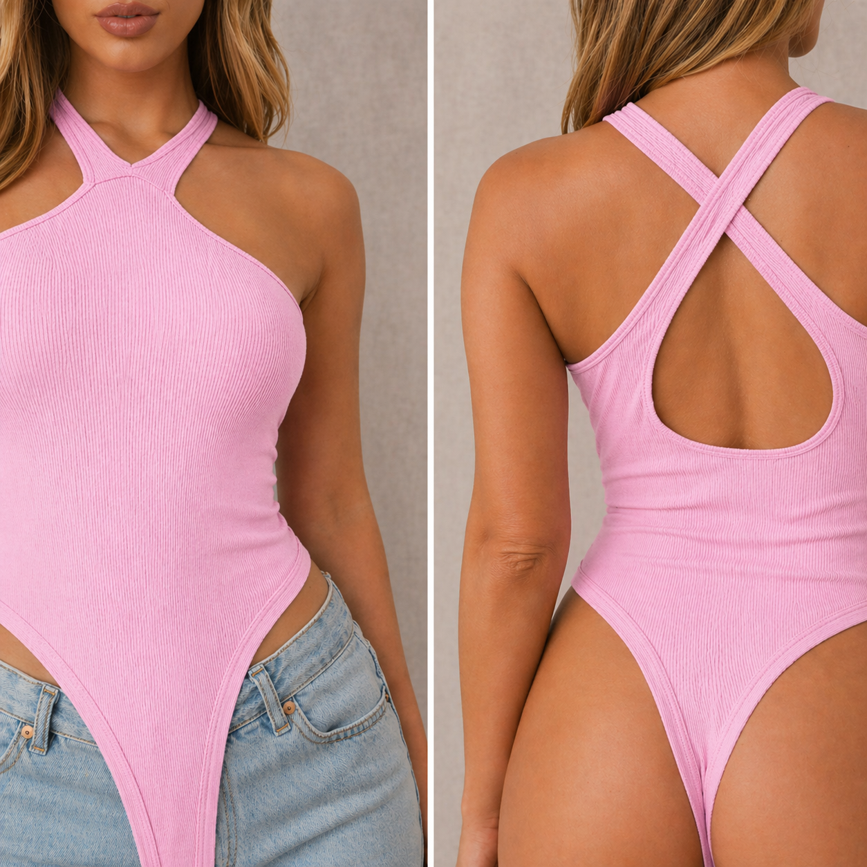 Body Suit y Broche (Talla Única)