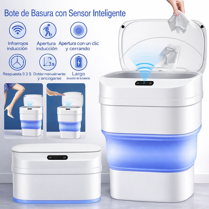 BASURERO / PEPELERA INTELIGENTE CON SENSOR