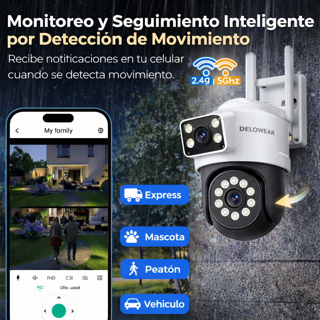 Cámara de seguridad WI-FI