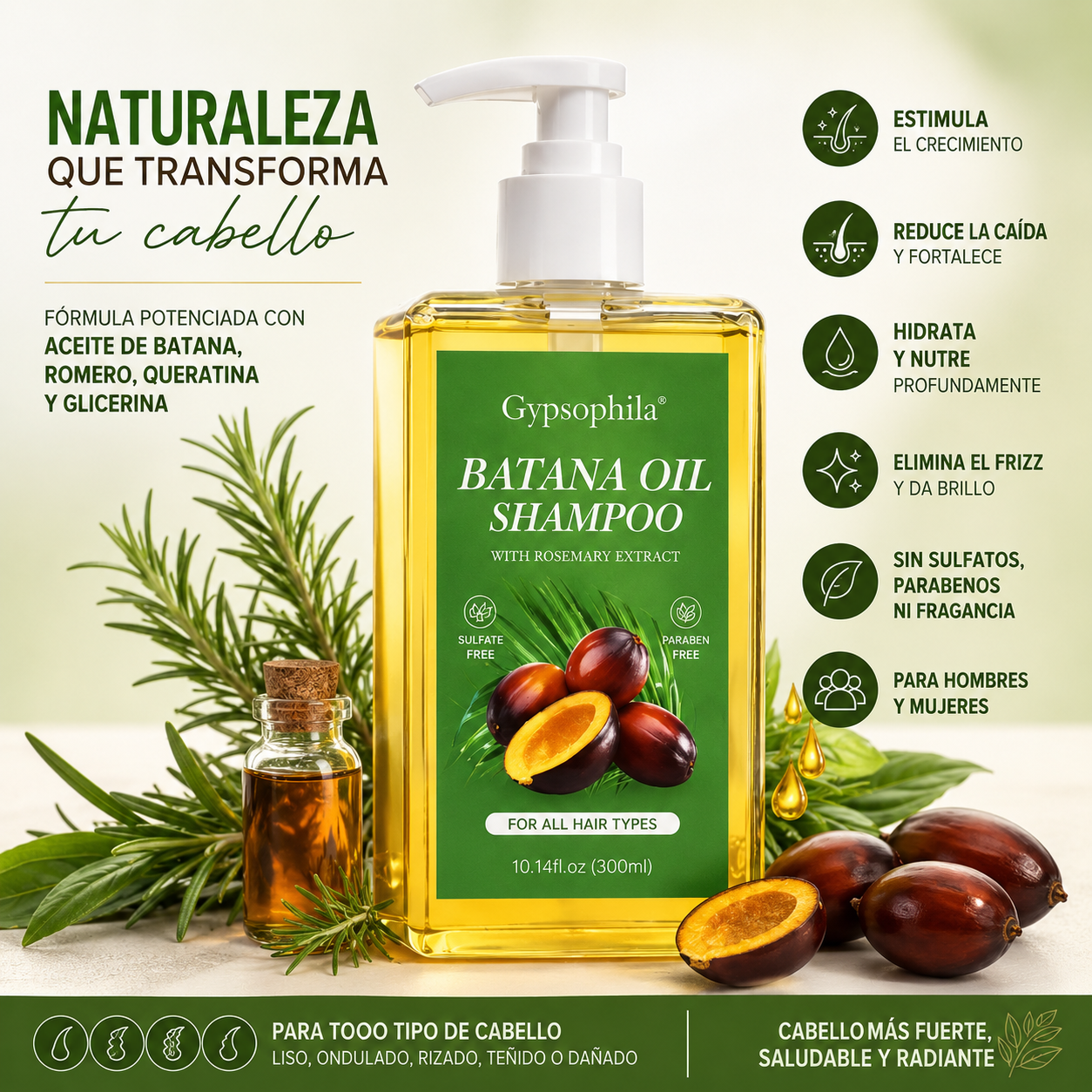 Aceite y Shampoo de Batana 100% NATURAL