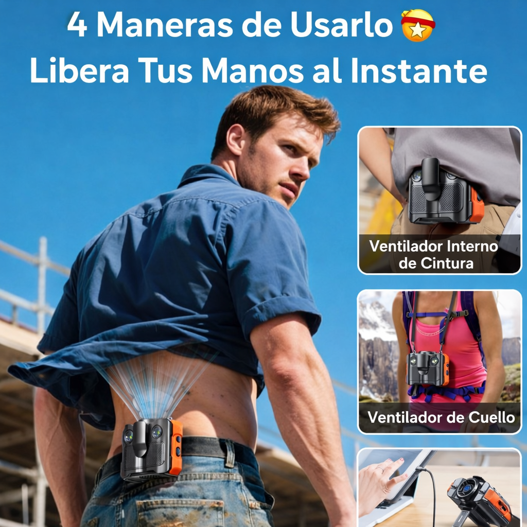 Mini abanico de cintura