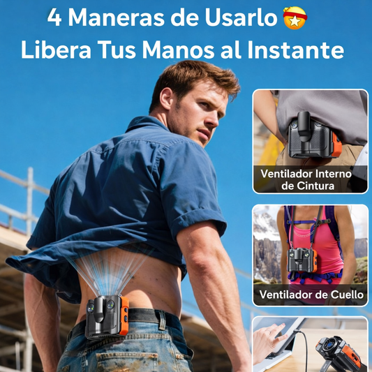 Mini abanico de cintura