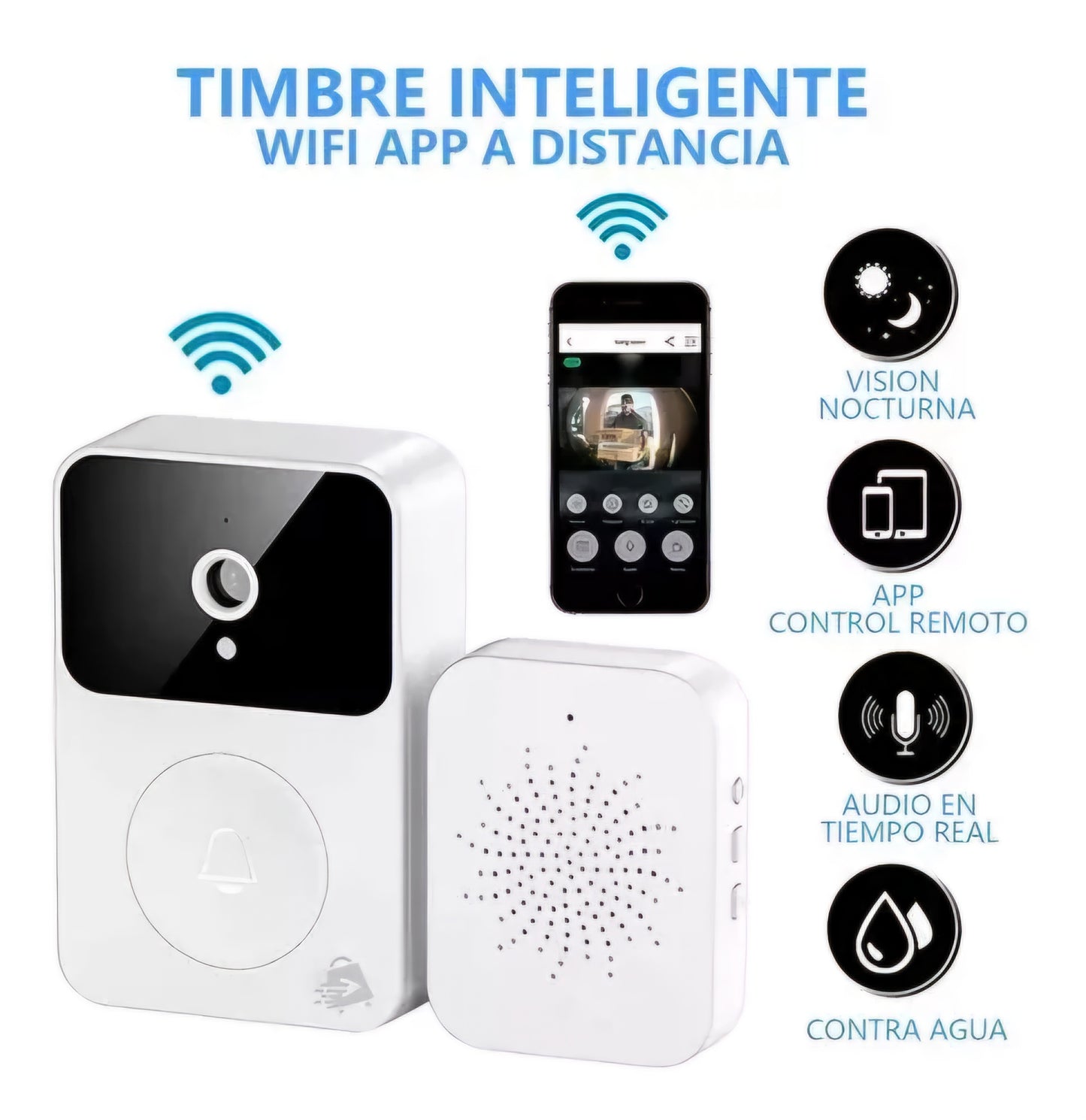 Timbre con cámara inalambrico