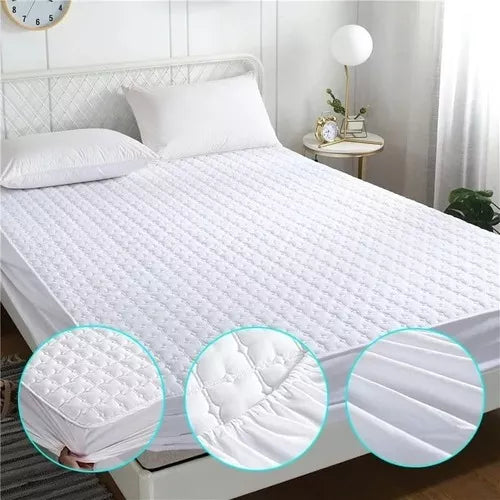 Cubre colchón impermeable + 2 fundas almohadas