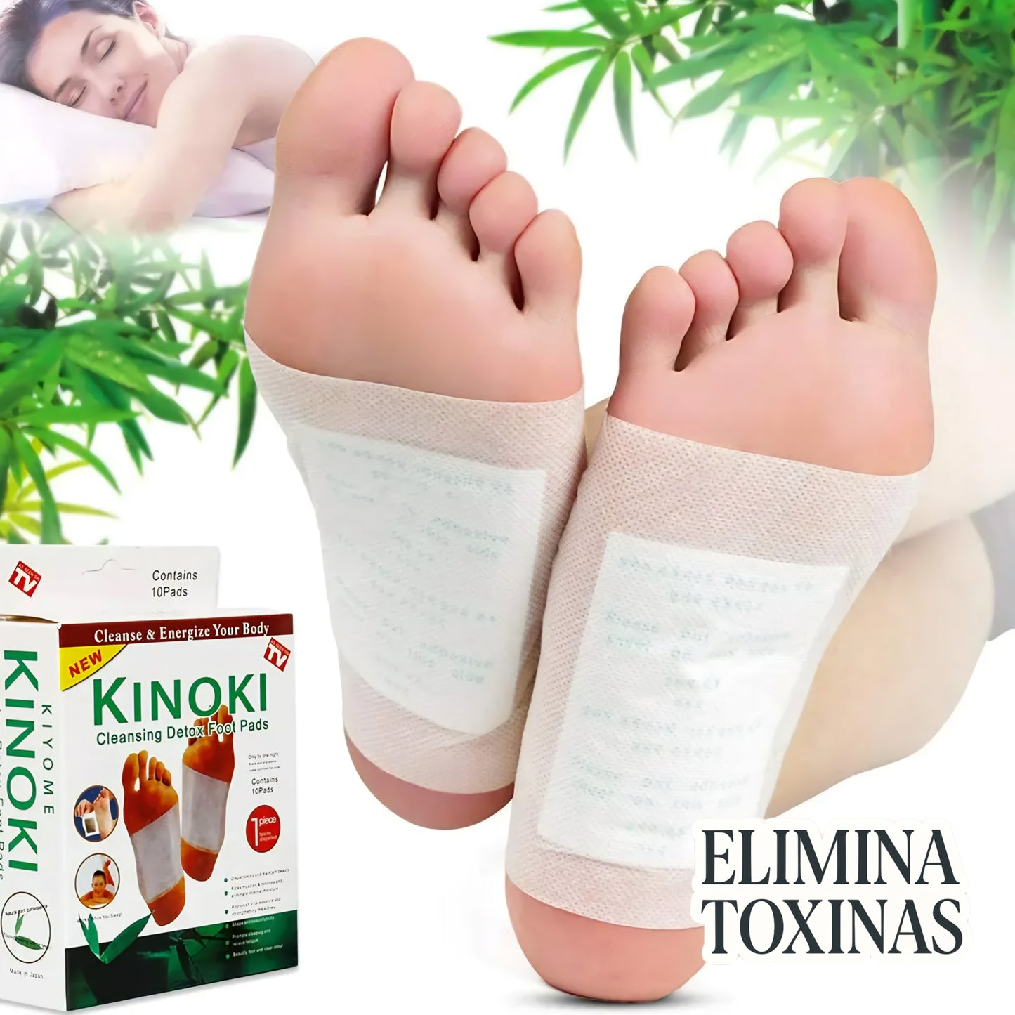 Parches para pie KINOKI