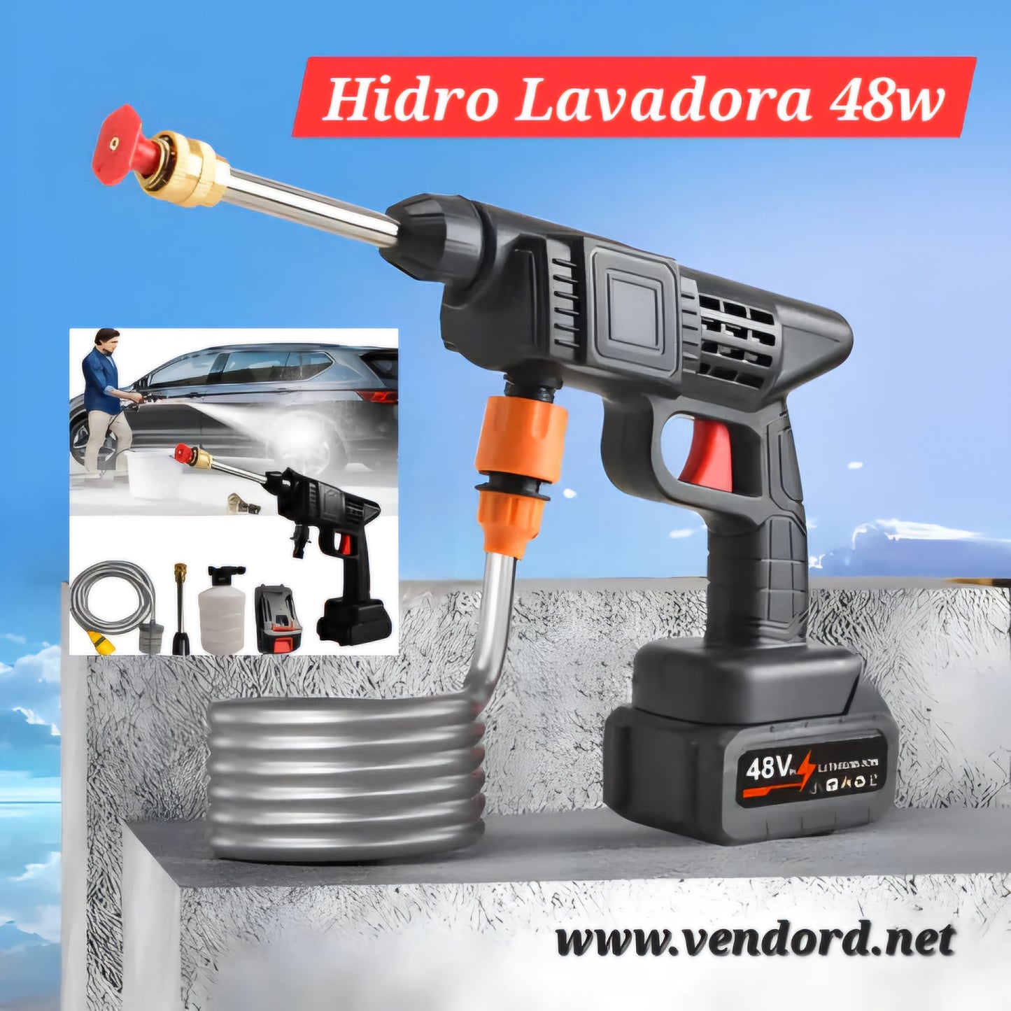 Hidro Lavadora 48v