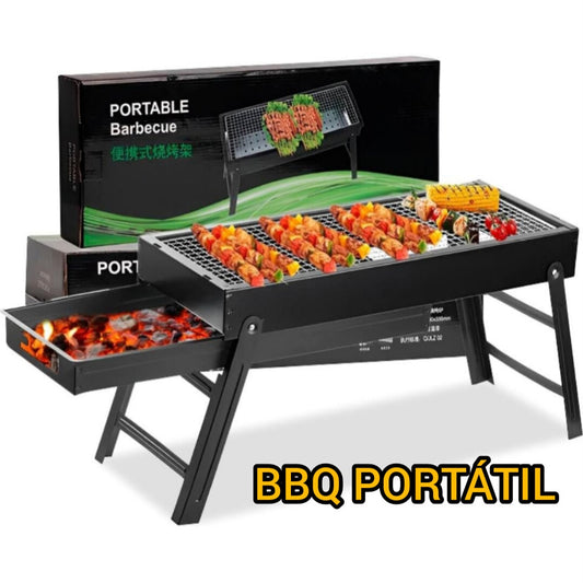 BBQ Portátil a carbon