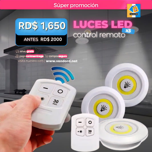 Luz Led De Emergencia Inalámbrica a Control Remoto