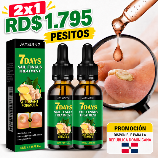 7 Dias Tratamiento para Hongos Uñas – Pies y Manos (30 ml)