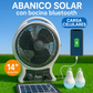 ABANICO RECARGABLE SOLAR CON ALTAVOZ