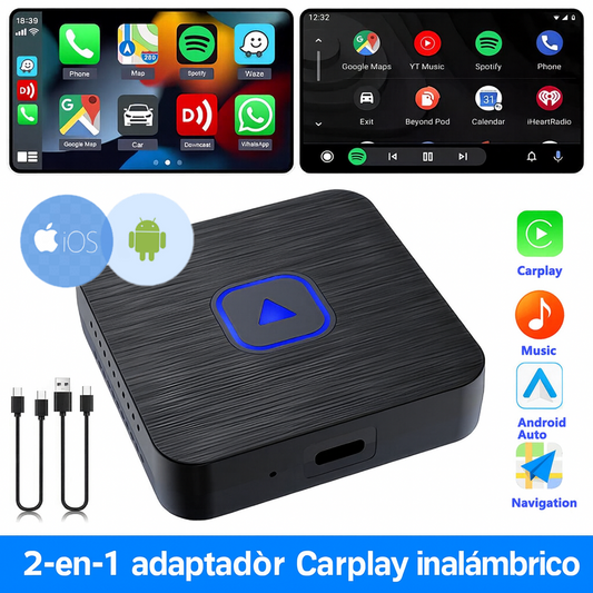 ADAPTADOR 2 en 1 (CARPLAY & ANDROID)