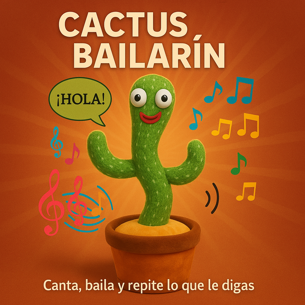 Cactus Bailarín (Habla, canta y repite)
