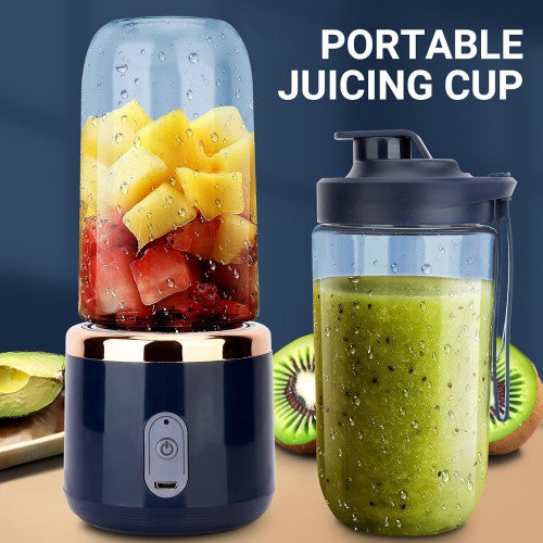 Licuadora portátil, mini jugo de frutas de 400 ml