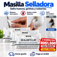 Pack de 3 sobres de masilla selladora por RD$1,500; antes RD$2,100 el paquete. Aplicación en grieta y alrededor de tubería.