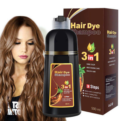 SHAMPOO TINTE PARA CUBRIR LAS CANAS 500ML